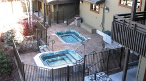 The Lodge hot tubs